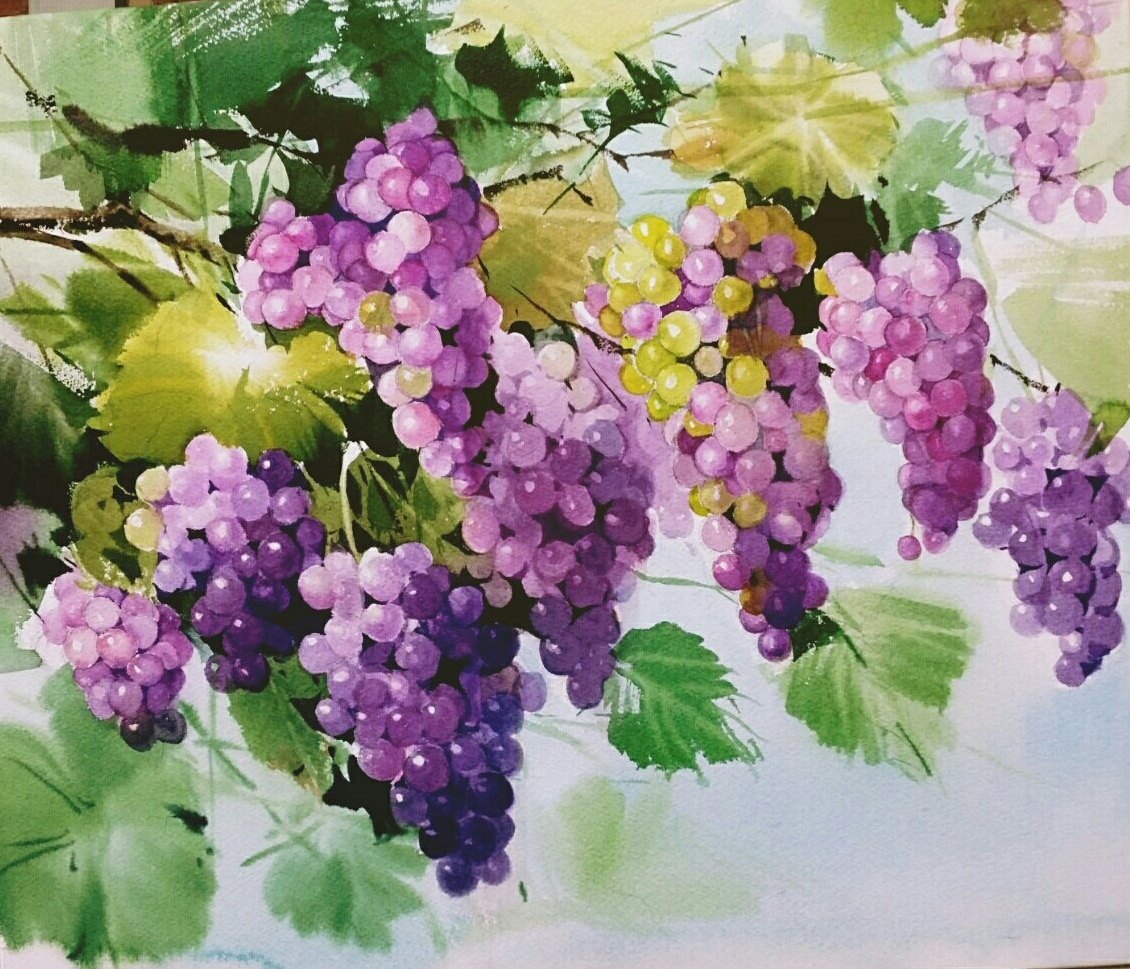 Watercolor still life