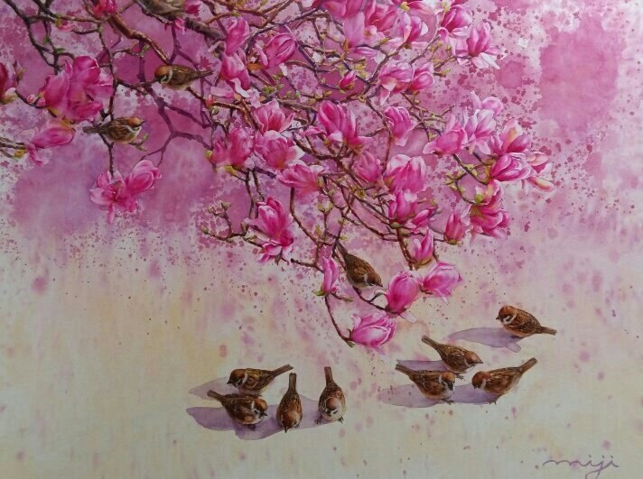 Oil painting in progress